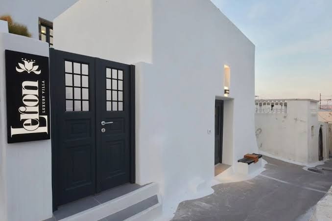 White Curves Santorini